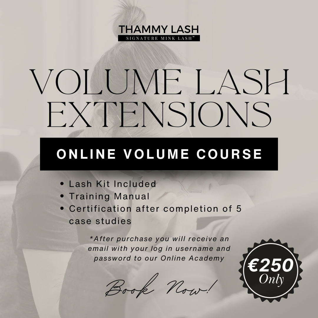Thammy Lash Online Volume Lash Course in Dublin