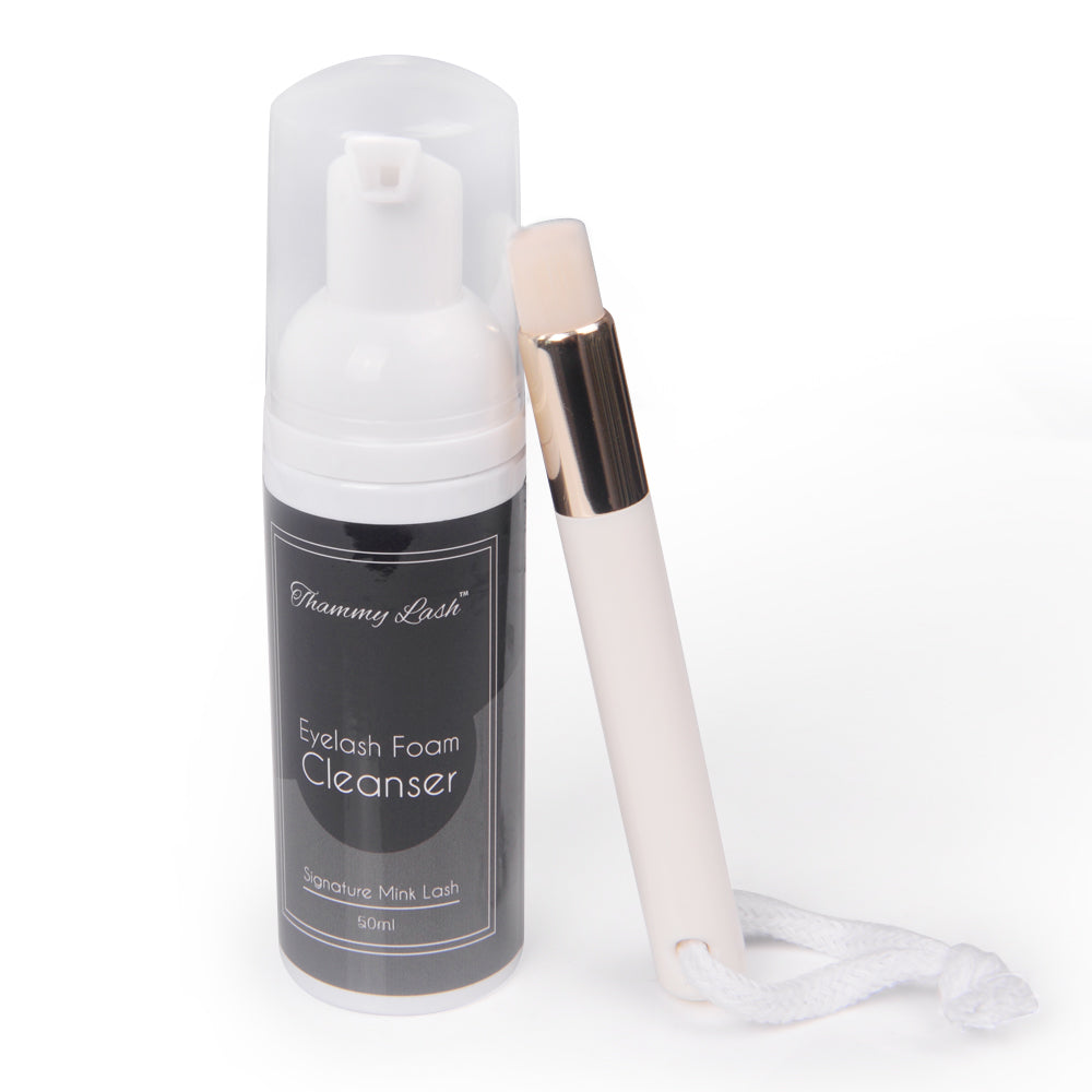 Eyelash Foam Cleanser - 50ml + Brush