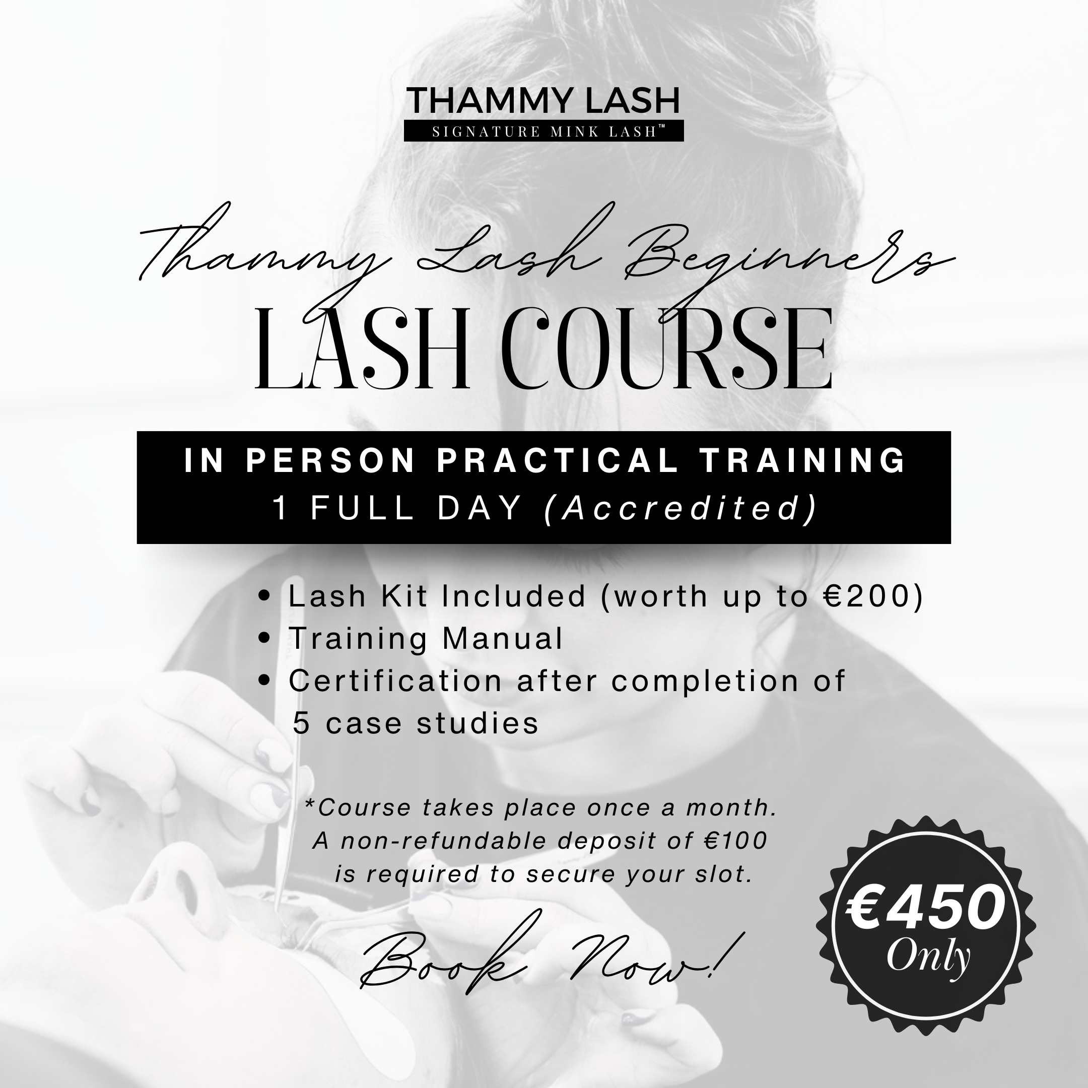 Beginners Lash Course | Eyelash Extension Training - Dublin – thammylash