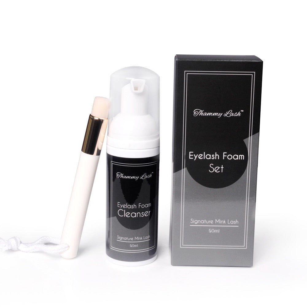 Eyelash Foam Cleanser - 50ml + Brush